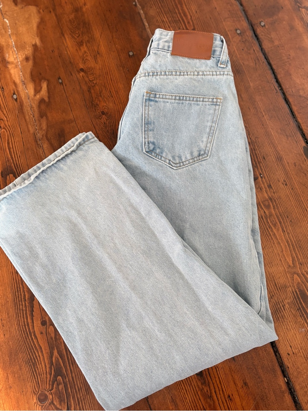 White Fox Light Wash Low Rise Jeans